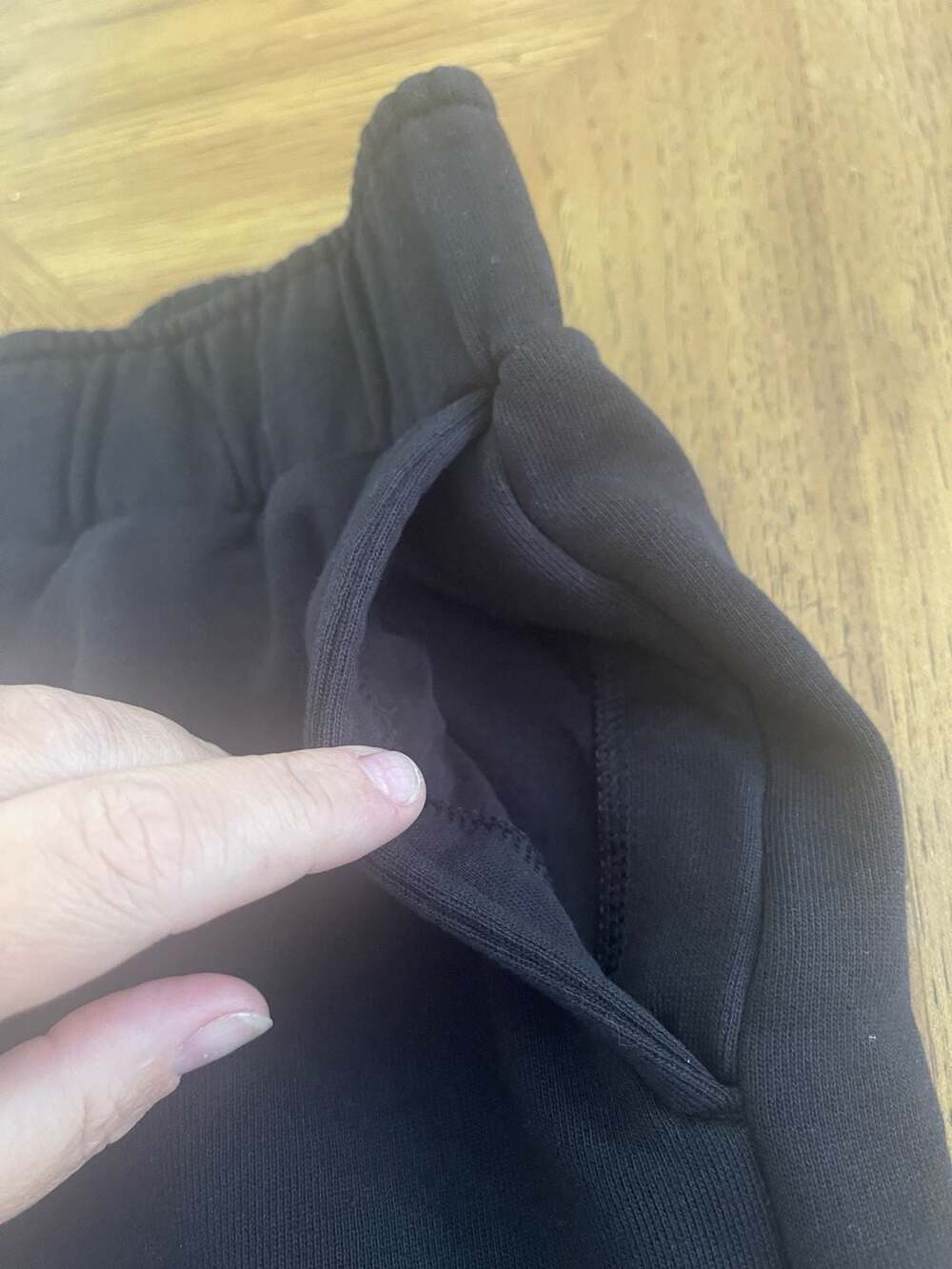 PACT Airplane Jogger Black M 100% Organic Cotton Lounge Travel Athleisure - Picture 5 of 9